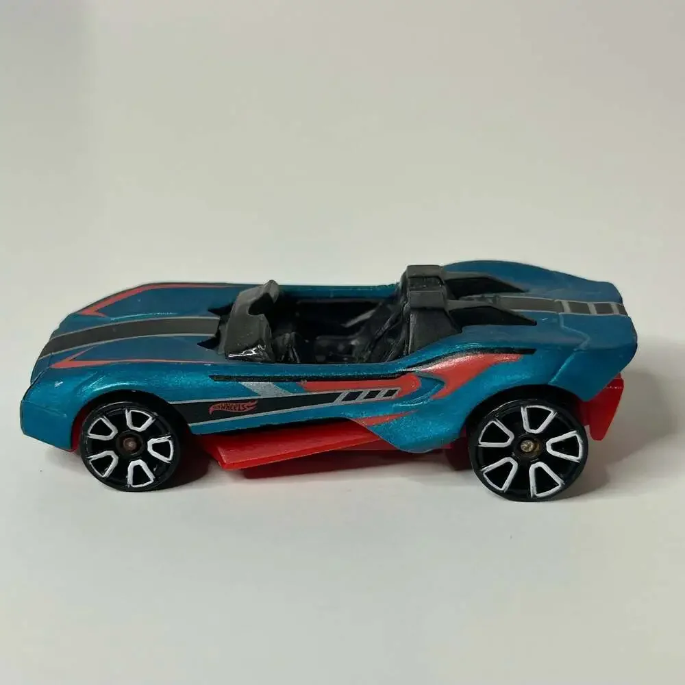 Hot Wheels Carbonic Blue and Red Die-Cast Toy Car
